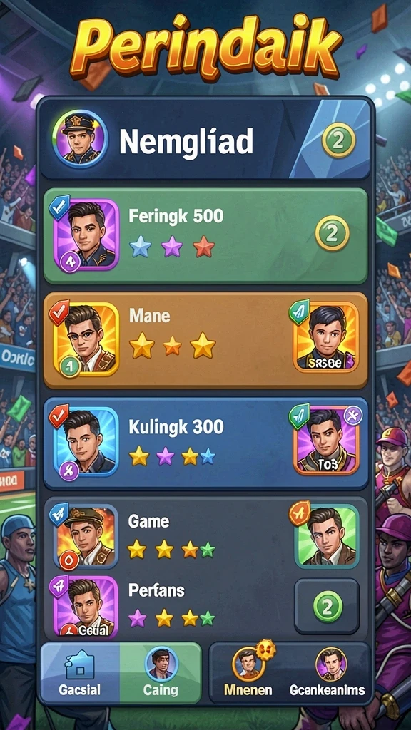 kingslot - Tampilan antarmuka yang ramah pengguna dan menarik.
