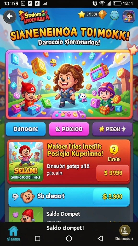 rpgame - Karakter yang dapat disesuaikan dengan berbagai pilihan unik.